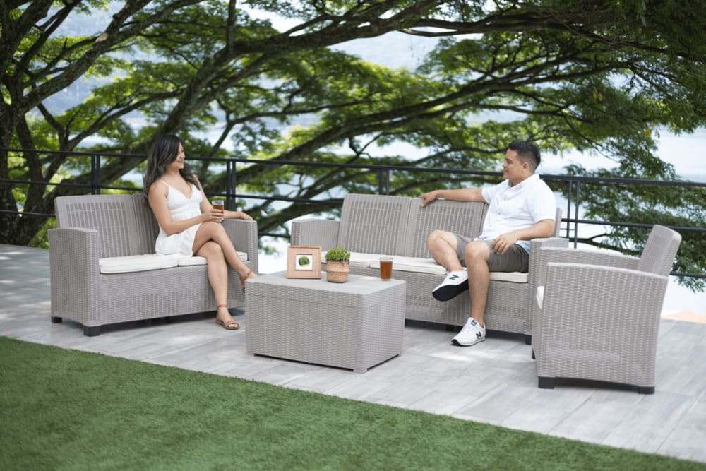 Muebles plásticos para jardín en Panamá: ligeros y duraderos